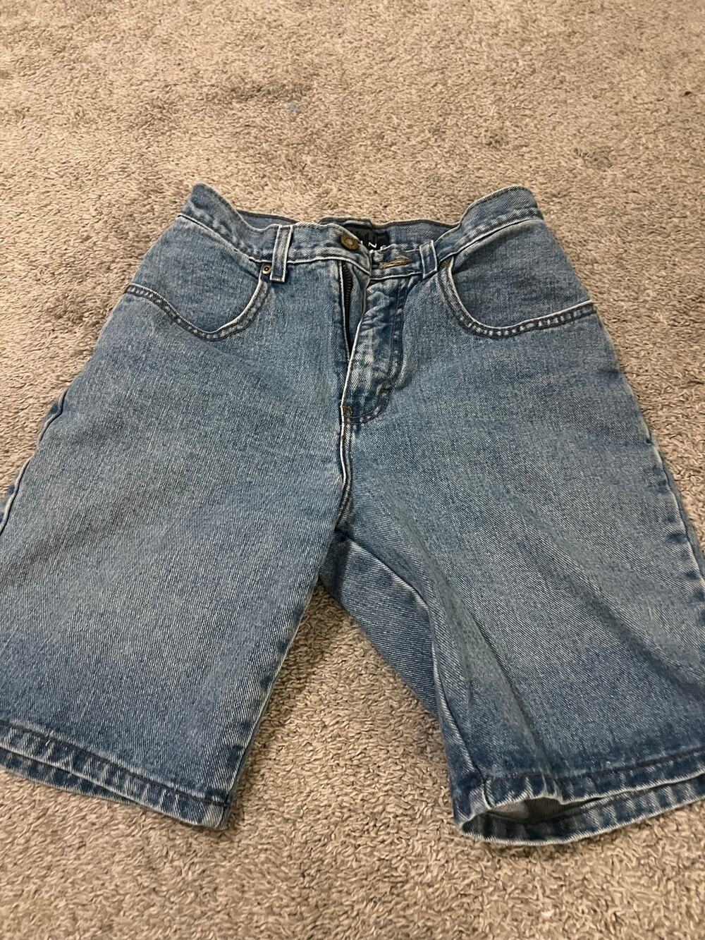 Vintage Y2K “Dirty Dancing” Denim Longline Shorts – Size 4 💙